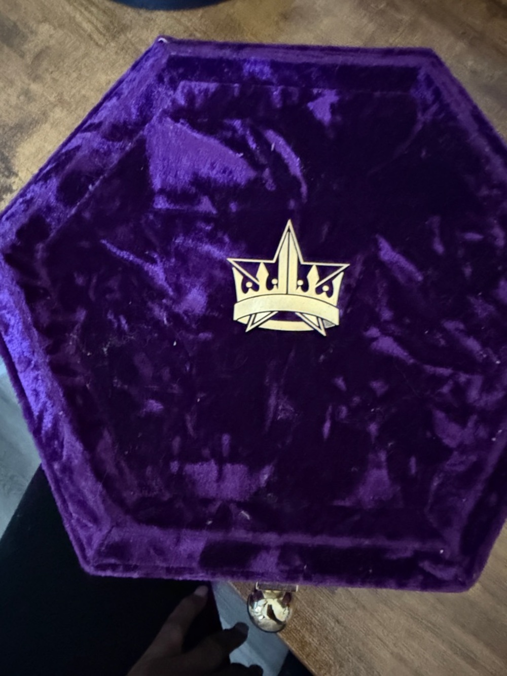 Jeffree Star Purple Velvet Hexagonal Makeup Palette Case